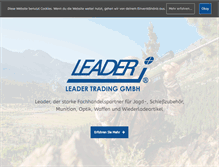 Tablet Screenshot of leader-trading.com